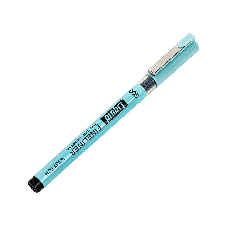  WRITECH Liquid Fineliner Pens Black Precision