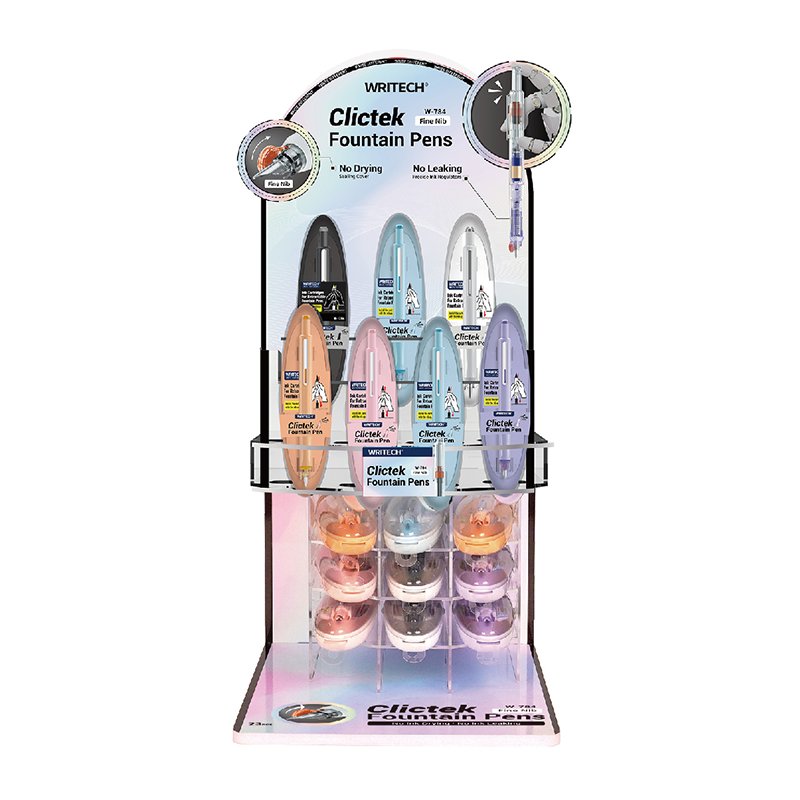Clictek Retractable Fountain Pens W-784-1059